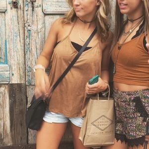 Tan tank top